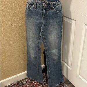 So Wear It Declare It Blue Flare Wide Leg Jeans